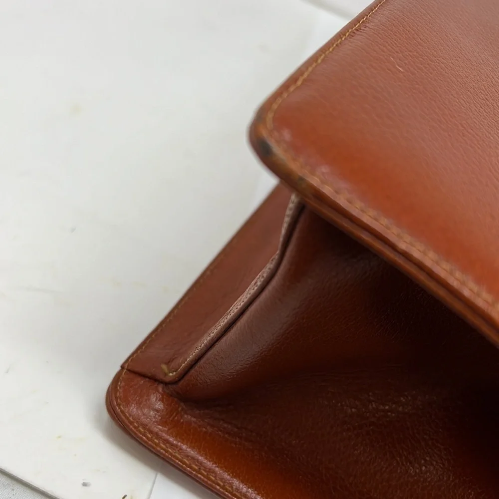Vintage 1950’s Supreme Large Structured Leather Handbag